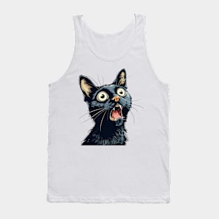 Shocked Cat Tank Top